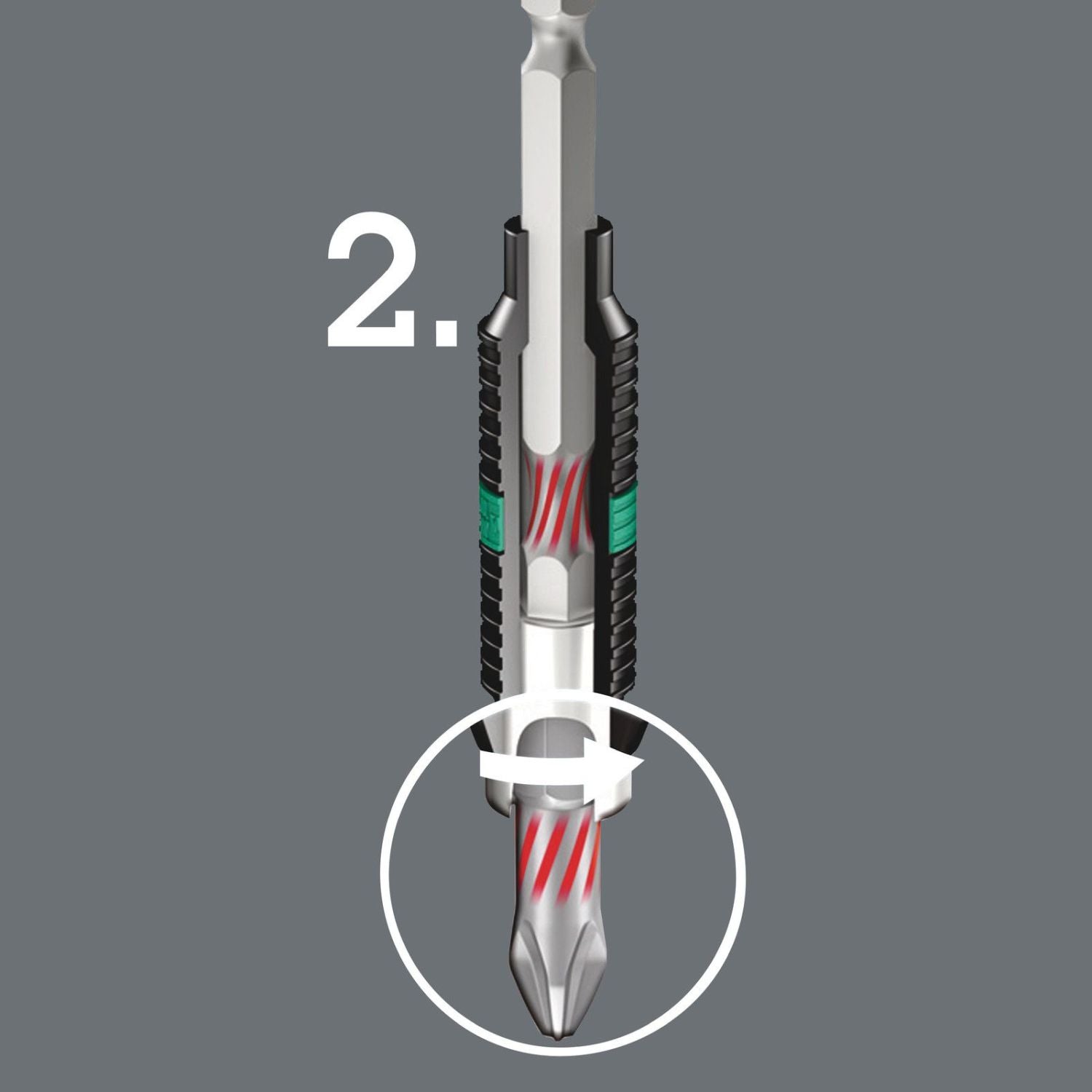 Wera 851/1 Btz Bit, Ph 3x25-mm.
