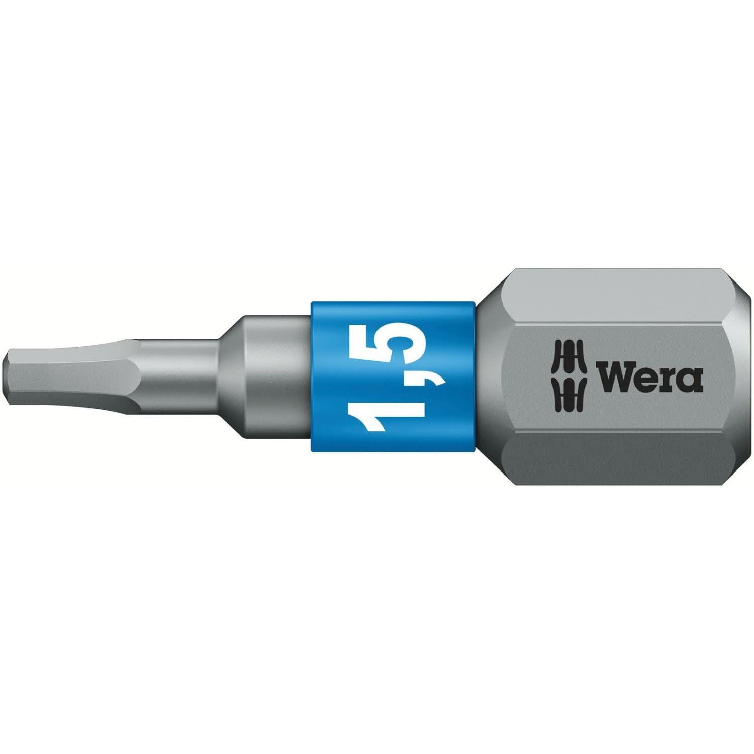 Wera 840/1 Btz Bit, 1.5x25-mm.