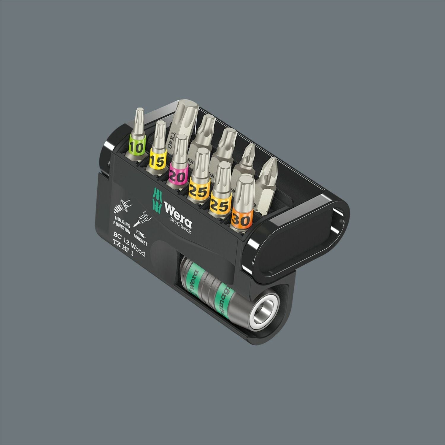 Wera Bit-Check 12 Wood Torx Hf 1, 12-Pieces