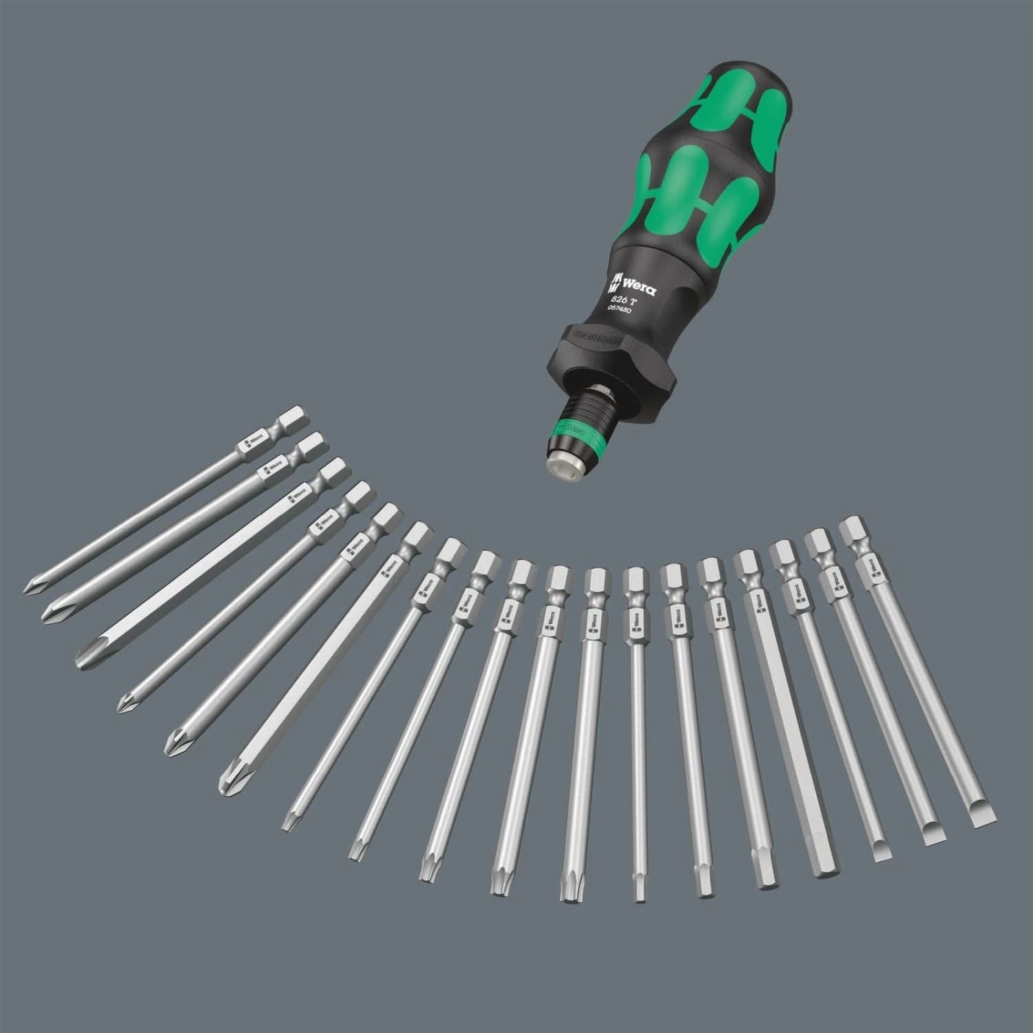 Wera Kraftform Kompakt Turbo Imperial 1, 19-Pieces