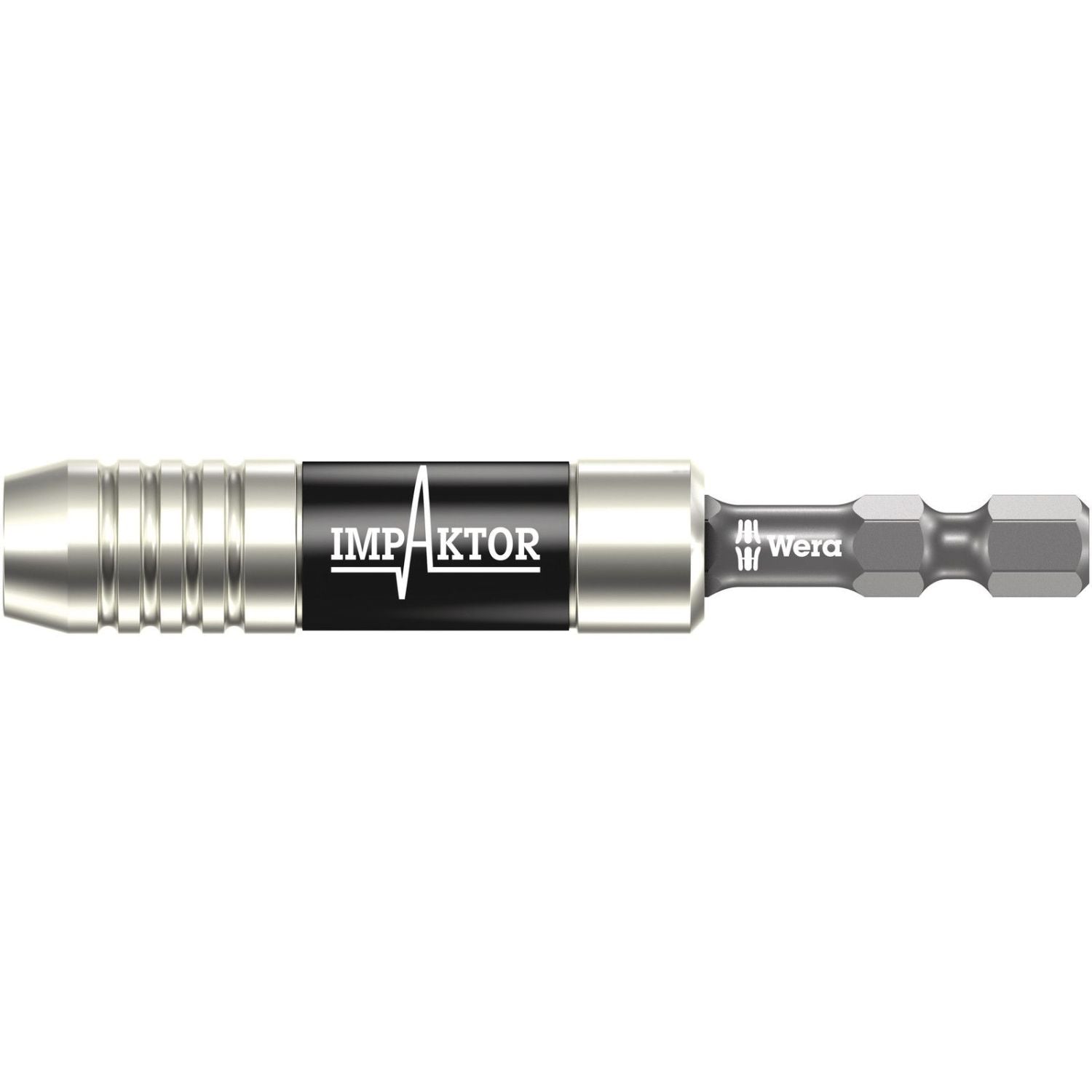 Wera 897/4 Imp Impaktor Holder With Retaining Ring And Magnet, 1/4-in.x75-mm.