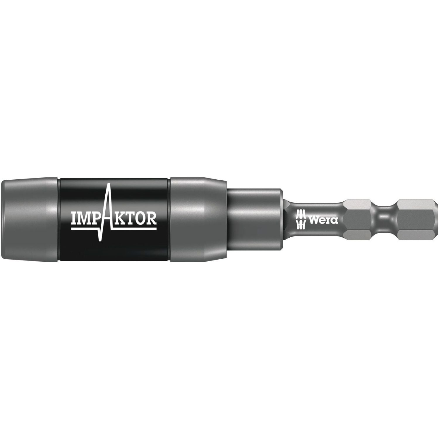 Wera 897/4 Imp R Impaktor Holder With Retaining Ring And Ring Magnet, 1/4-in.x75-mm.