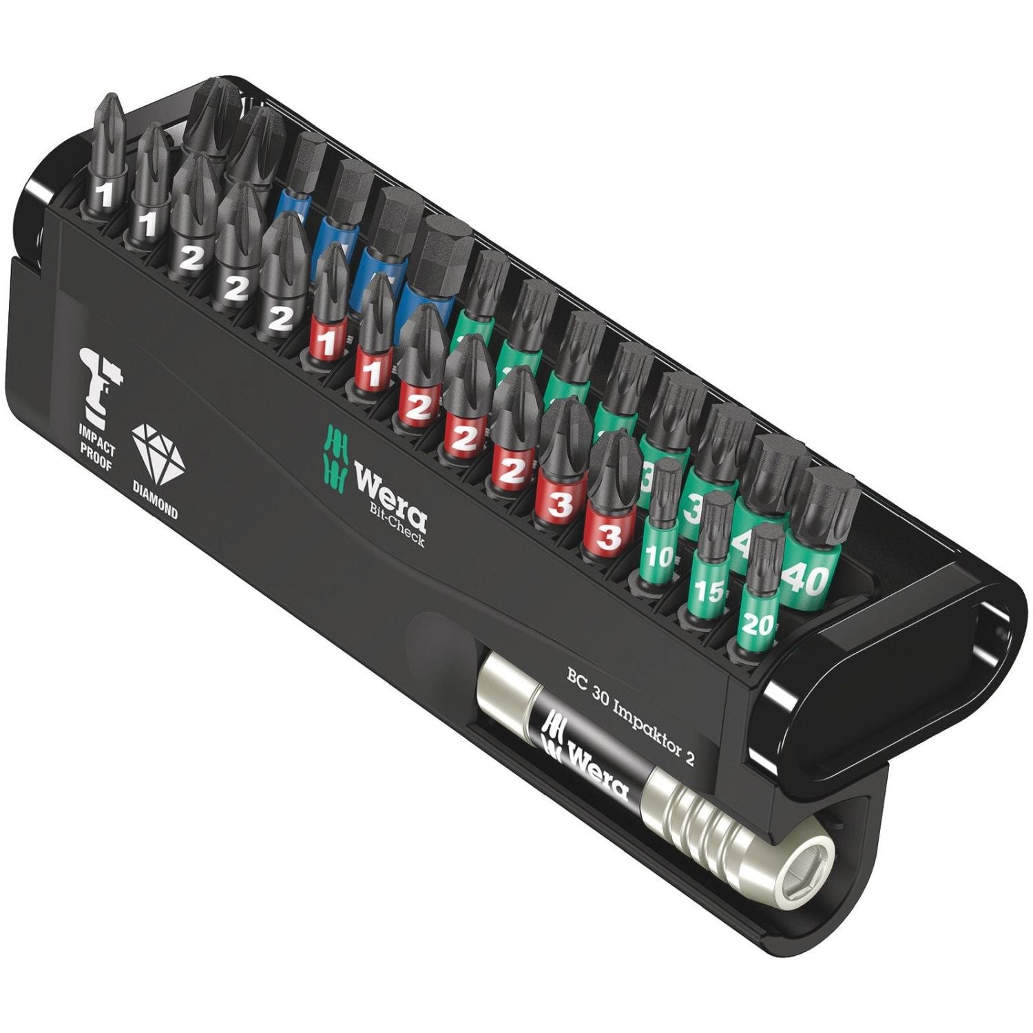 Wera Bit-Check 30 Impaktor 2, 30-Pieces