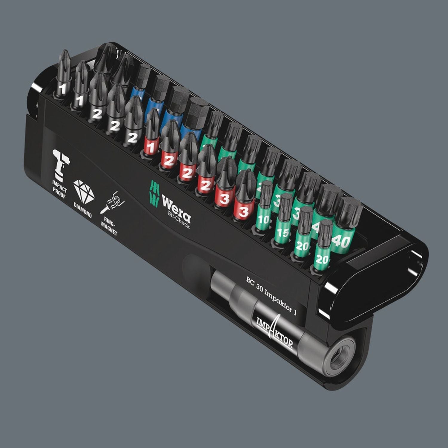 Wera Bit-Check 30 Impaktor 2, 30-Pieces