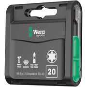 Wera Bit-Box 15 Impaktor Tx, Torx 20x25-mm., 15-Pieces