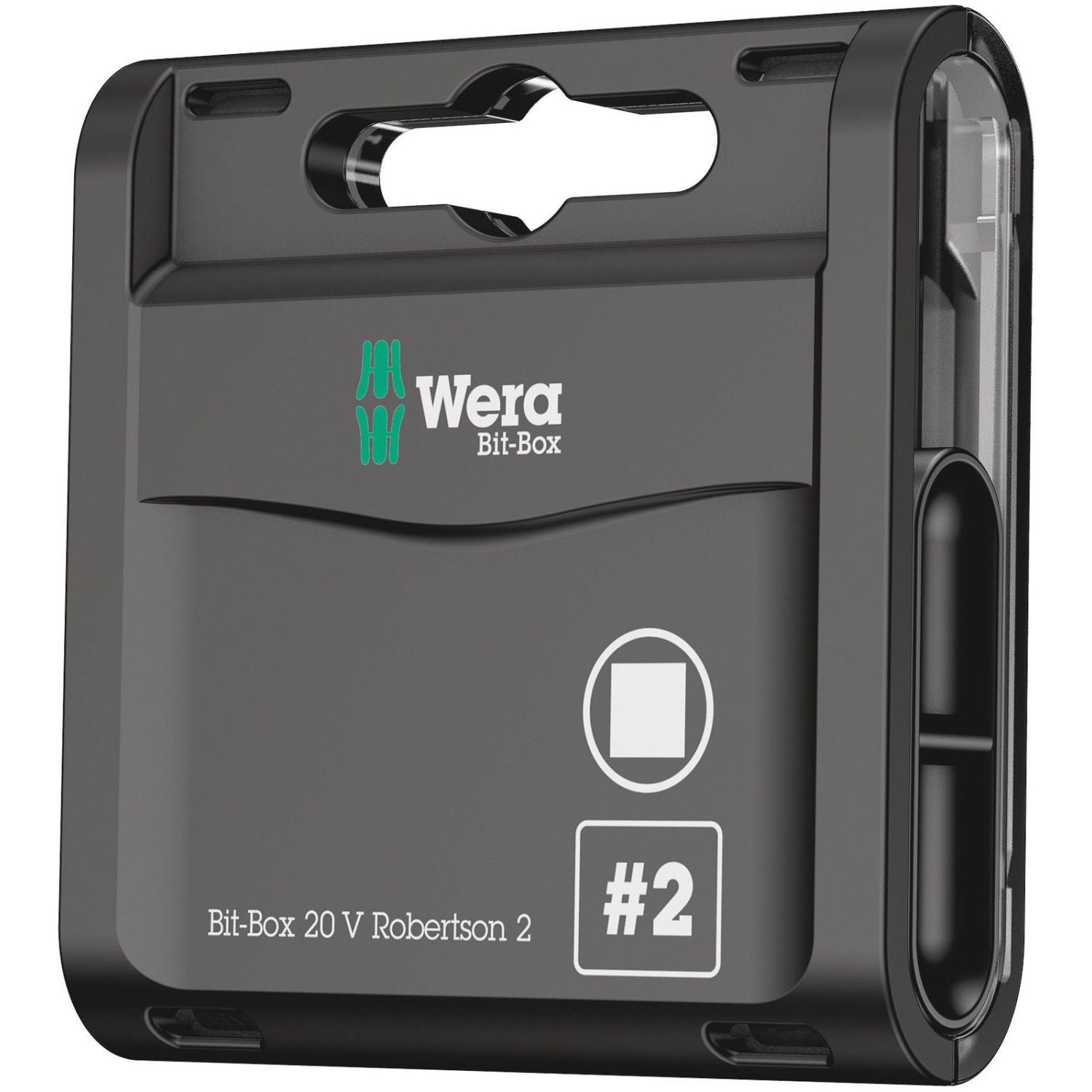 Wera Bit-Box 20 V Robertson, # 2x25-mm., 20-Pieces