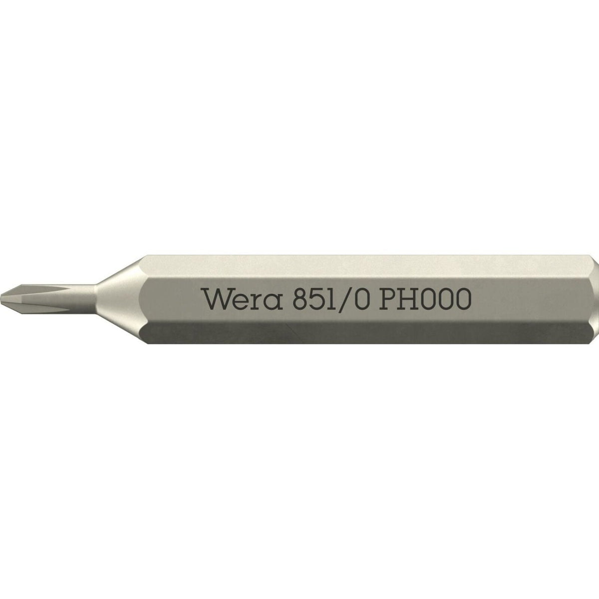 Wera 851/0 Micro Bit For Phillips Screws, Ph 000x30-mm.