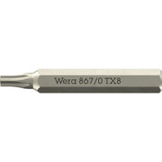 Wera 867/0 Micro Bit For Torx Socket Screws, Torx 8x30-mm.