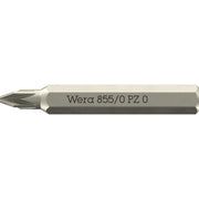 Wera 855/0 Micro Bit Suitable For Pozidriv Screws, Pz 0x30-mm.