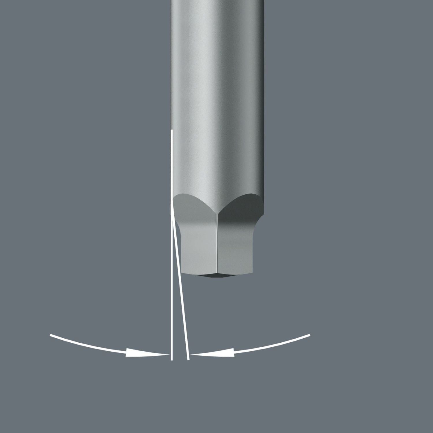 Wera 868/4 V Square-Plus Bit, # 2x89-mm.