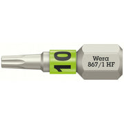 Wera 867/1 Torx Hf Bit With Holding Function, Torx 10x25-mm.