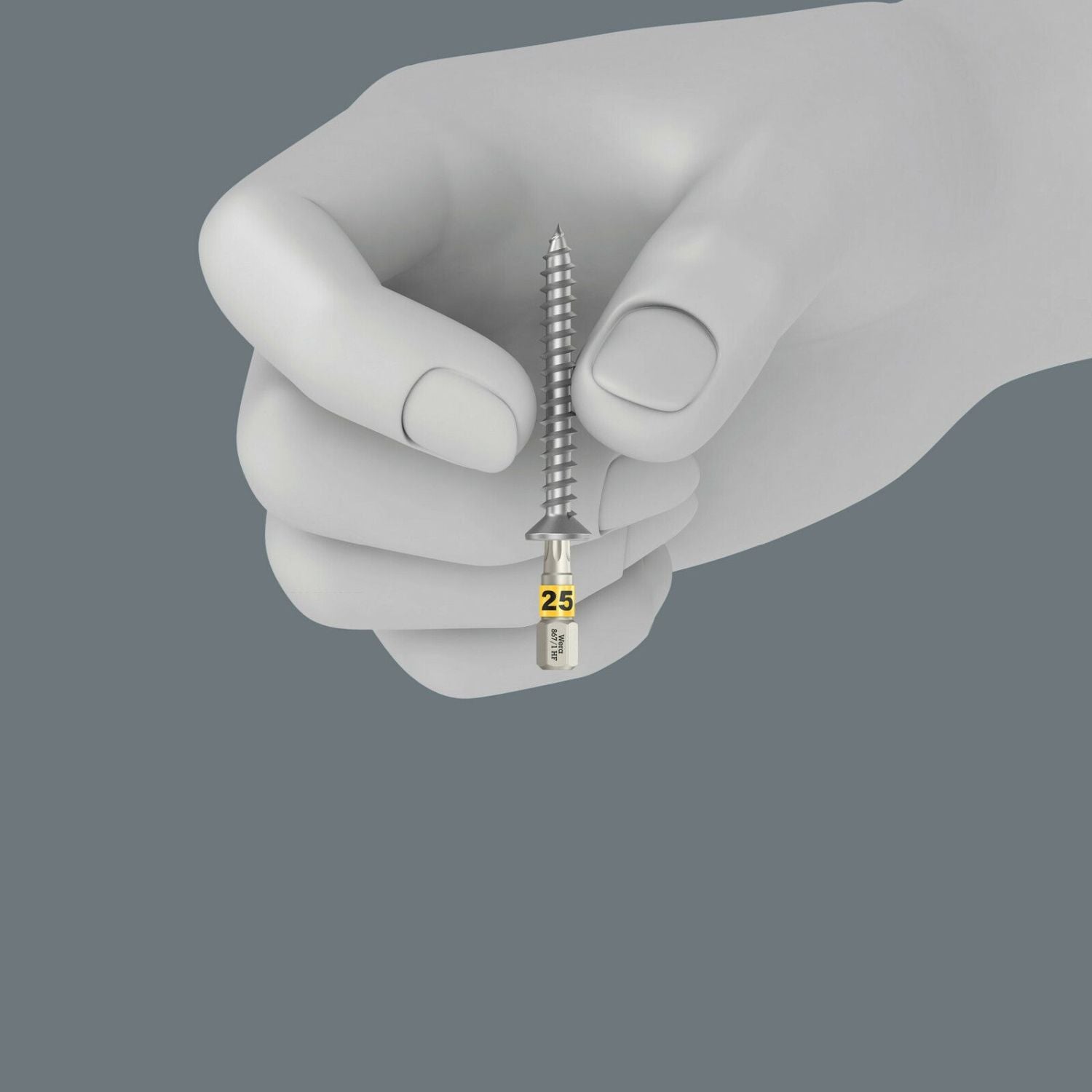 Wera 867/1 Torx Hf Bit With Holding Function, Torx 10x25-mm.
