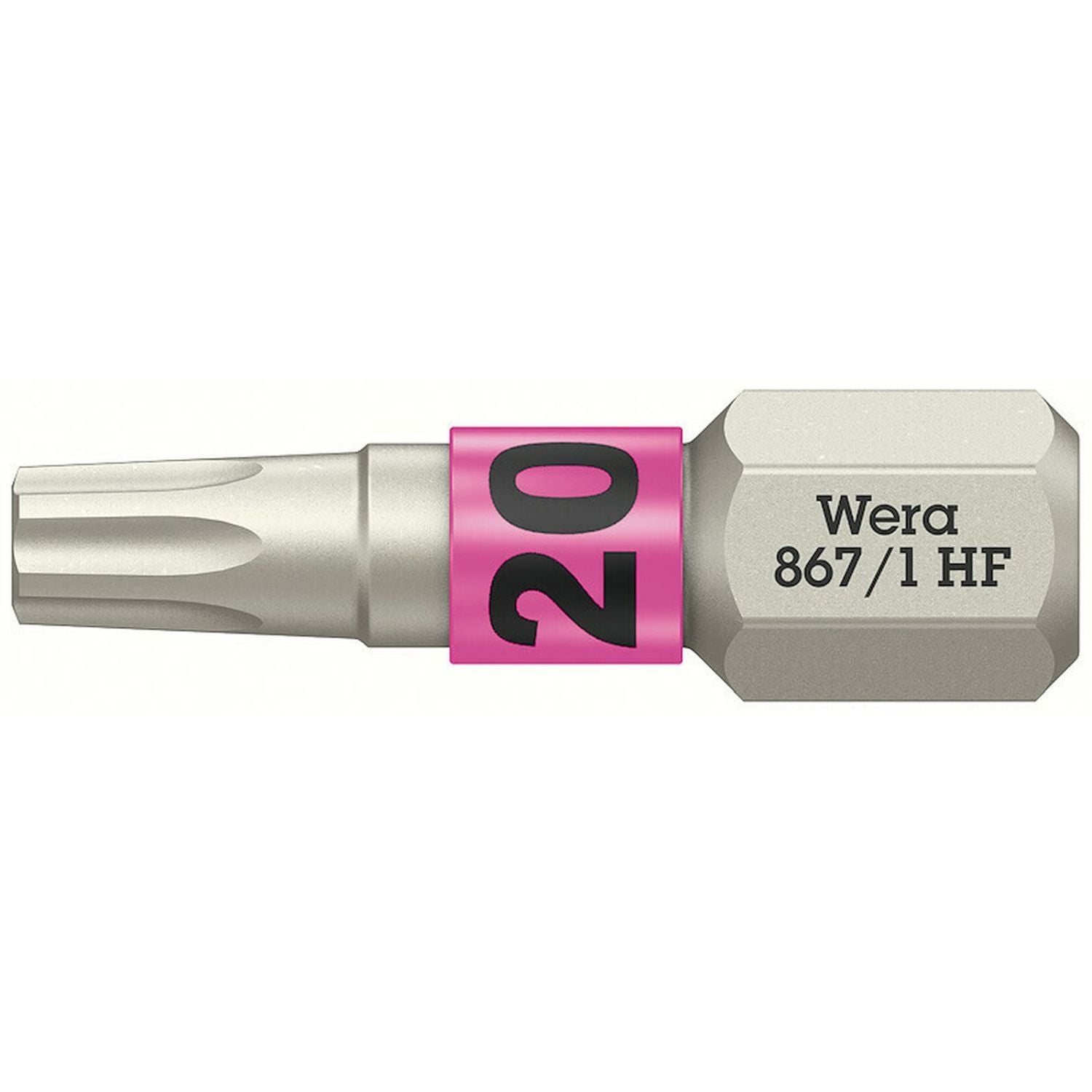 Wera 867/1 Torx Hf Bit With Holding Function, Torx 20x25-mm.