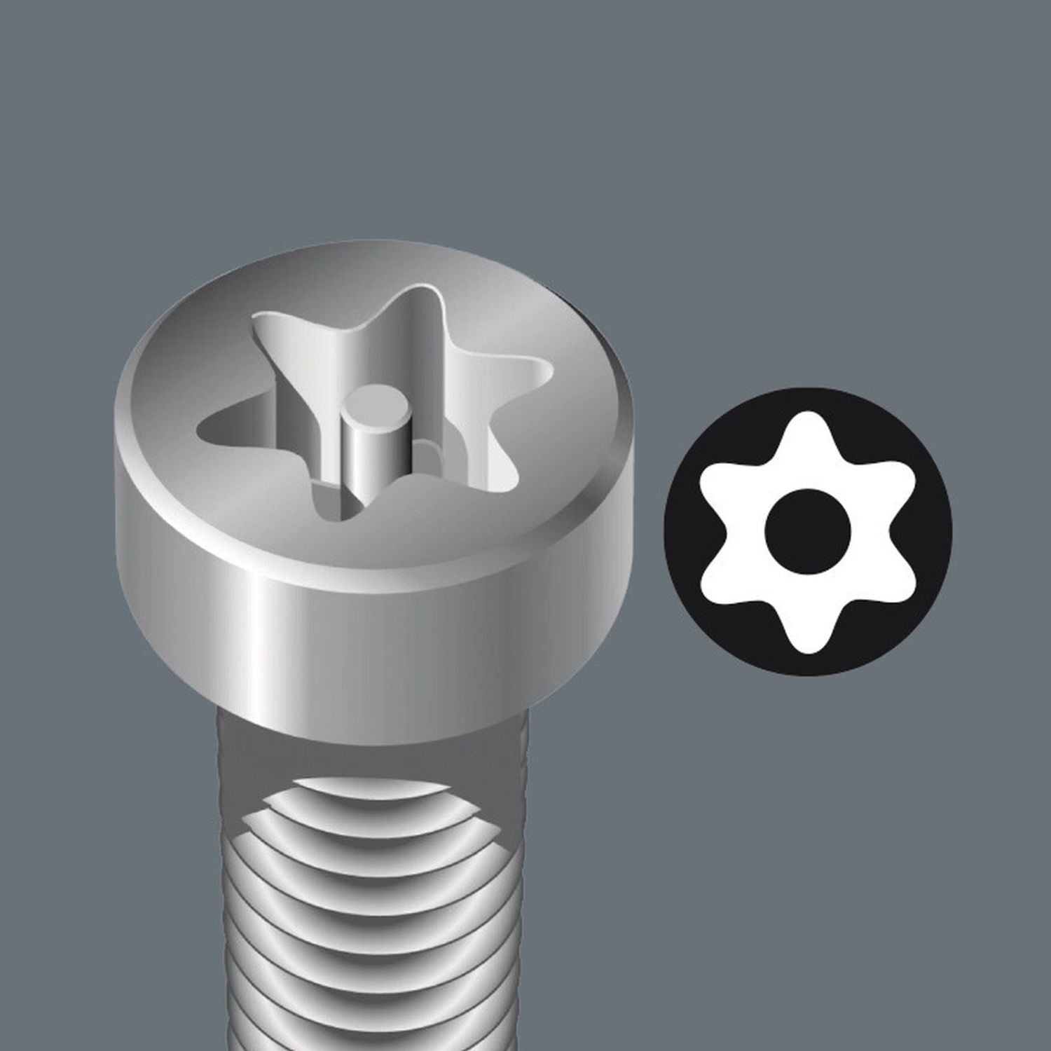 Wera 867/1 Z Torx Bo Bit With Bore Hole, Torx 30x25-mm.