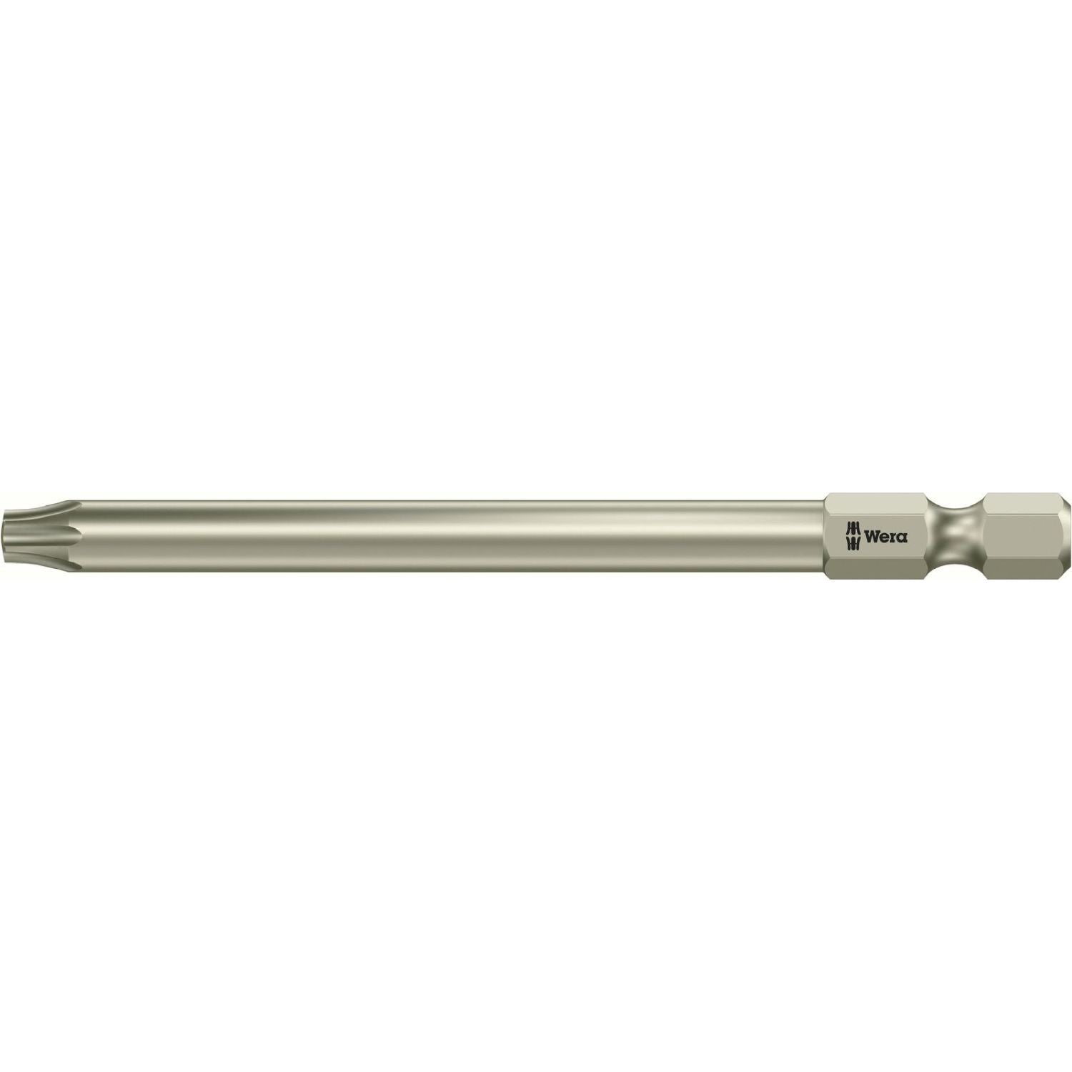 Wera 3867/4 Torx Bo Bit With Bore Hole, Stainless, Torx 30x89-mm.