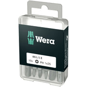 Wera 851/1 Z Diy Bit, Ph 1x25-mm., 10-Pieces
