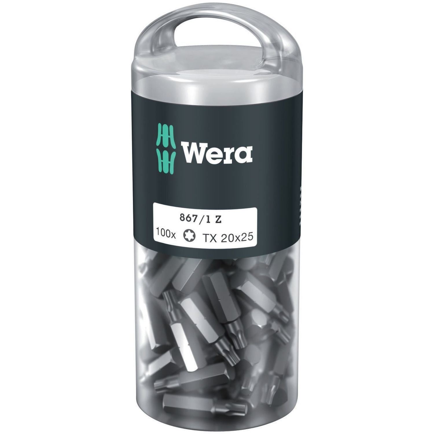 Wera 867/1 Torx Diy 100, Torx 20x25-mm., 100-Pieces