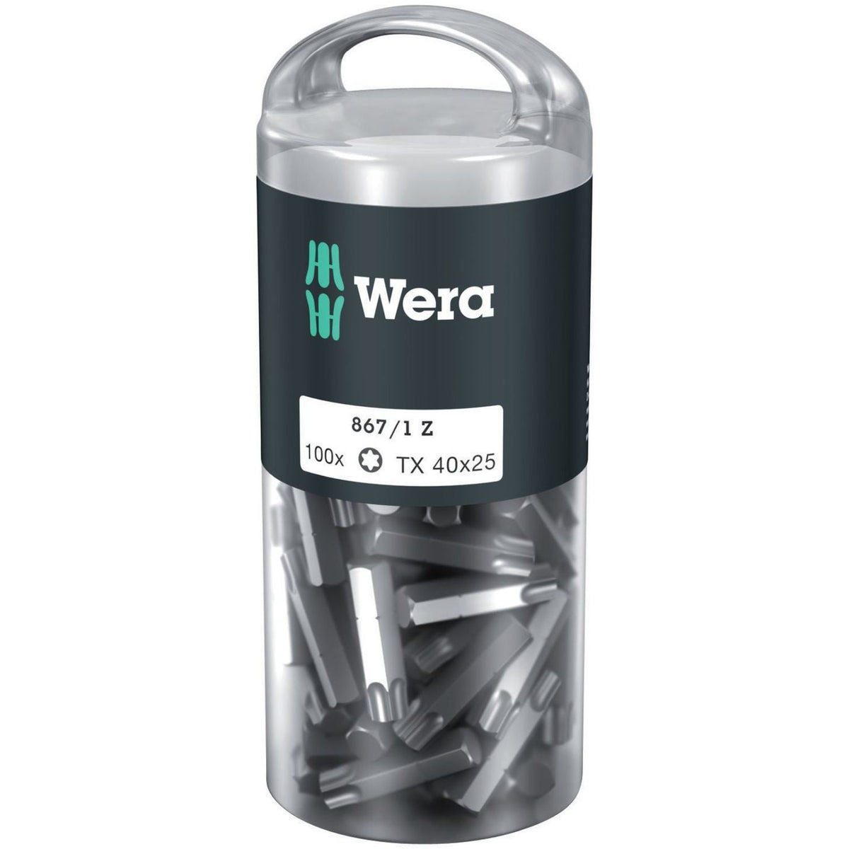 Wera 867/1 Torx Diy 100, Torx 40x25-mm., 100-Pieces