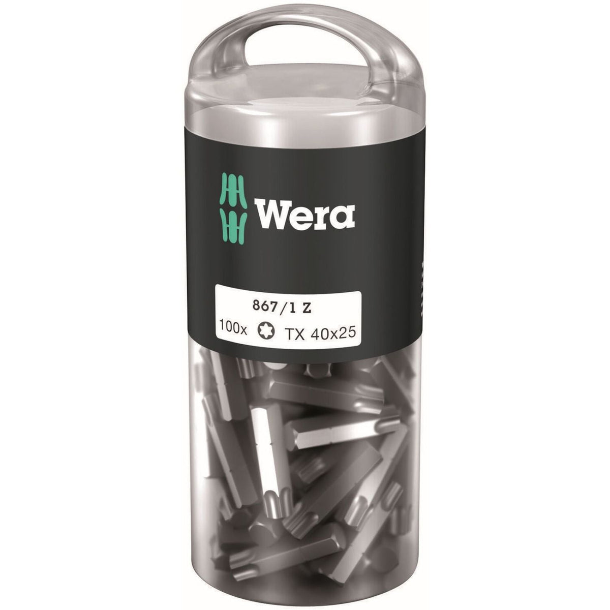 Wera 867/1 Torx Diy 100, Torx 40x25-mm., 100-Pieces