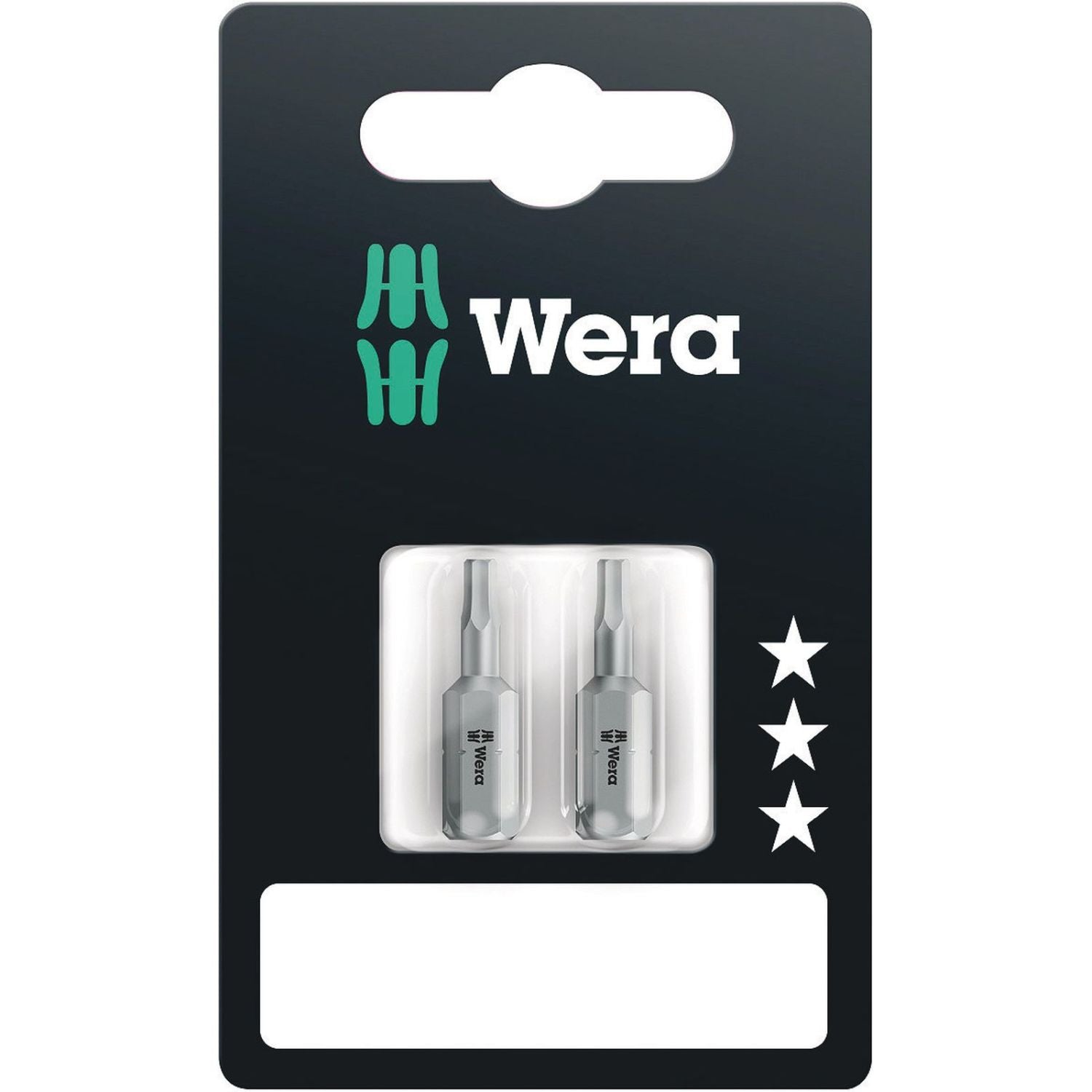 Wera 840/1 Z Bit SB, 2.5x25-mm., 2-Pieces