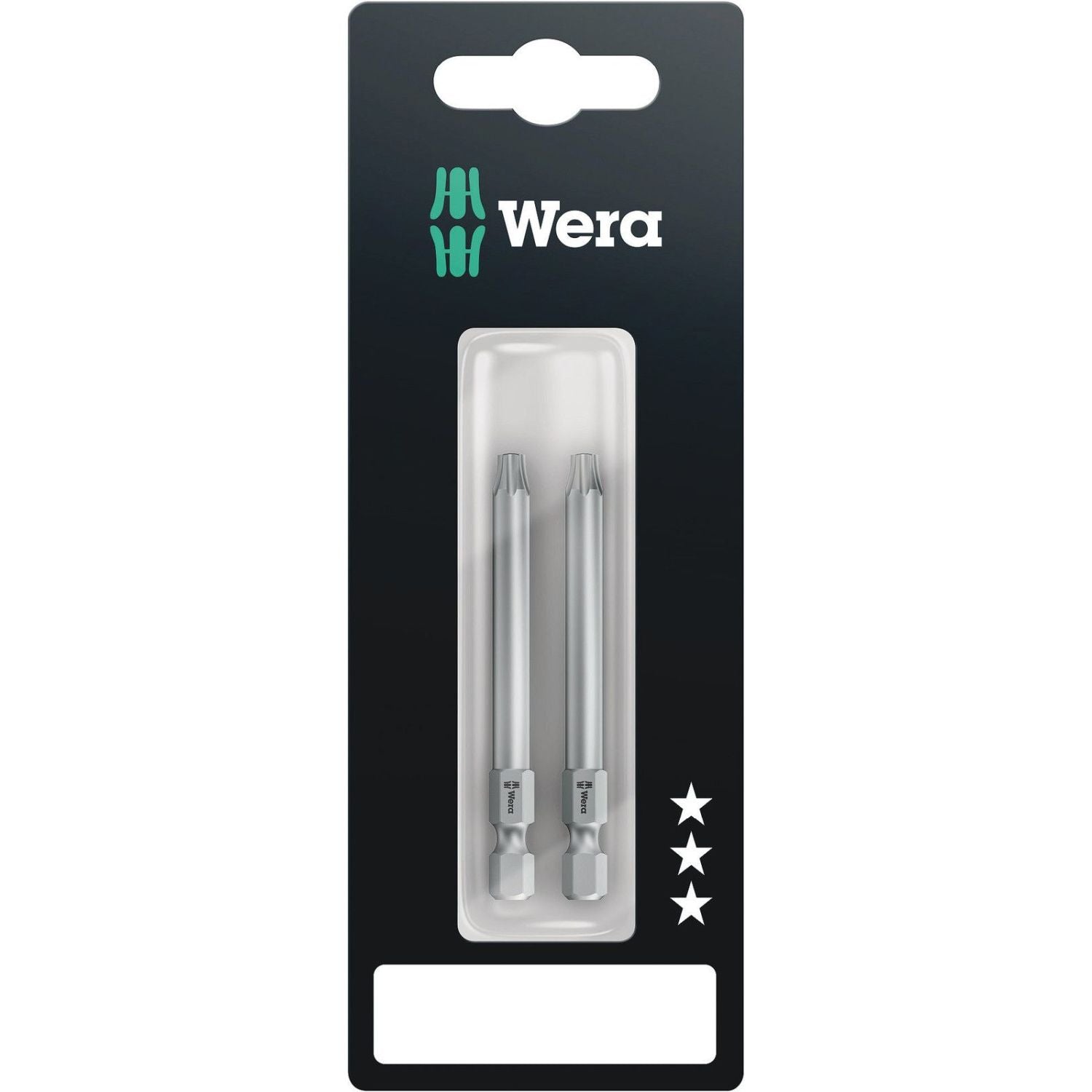 Wera 867/4 Z Torx Bo SB Bit With Bore Hole, Torx 40x70-mm., 2-Pieces