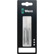 Wera 868/4 Z SB Square-Plus Bit, # 2x50-mm., 2-Pieces