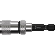 Wera 896/4/1 SB Bit Holder With Adjustable Depth-Control Stop, 1/4-in.x50-mm.