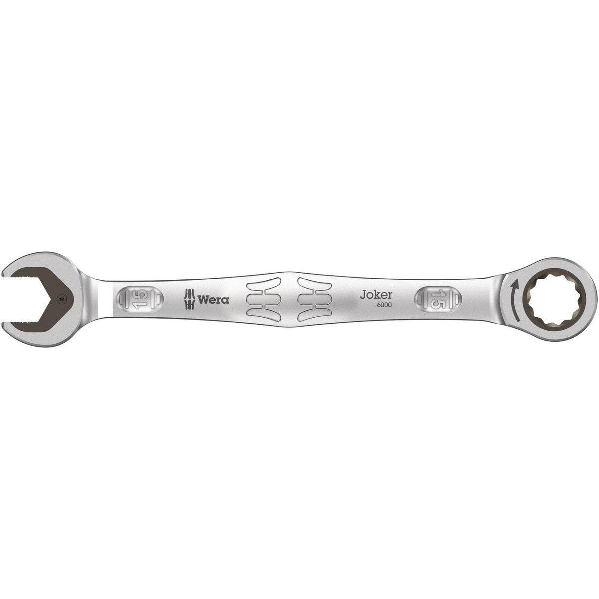Wera 6000 Joker Ratcheting Combination Wrenches, 15x200-mm.