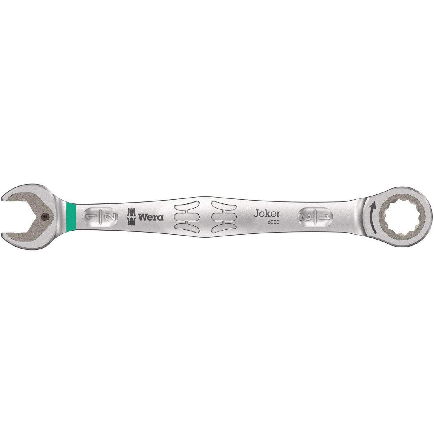 Wera 6000 Joker Ratcheting Combination Wrenches, Imperial, 1/2-in.x177-mm.