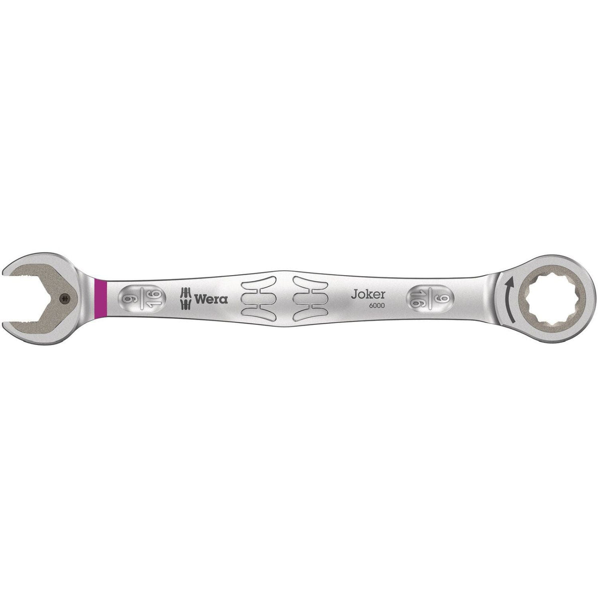 Wera 6000 Joker Ratcheting Combination Wrenches, Imperial, 9/16-in.x188-mm.