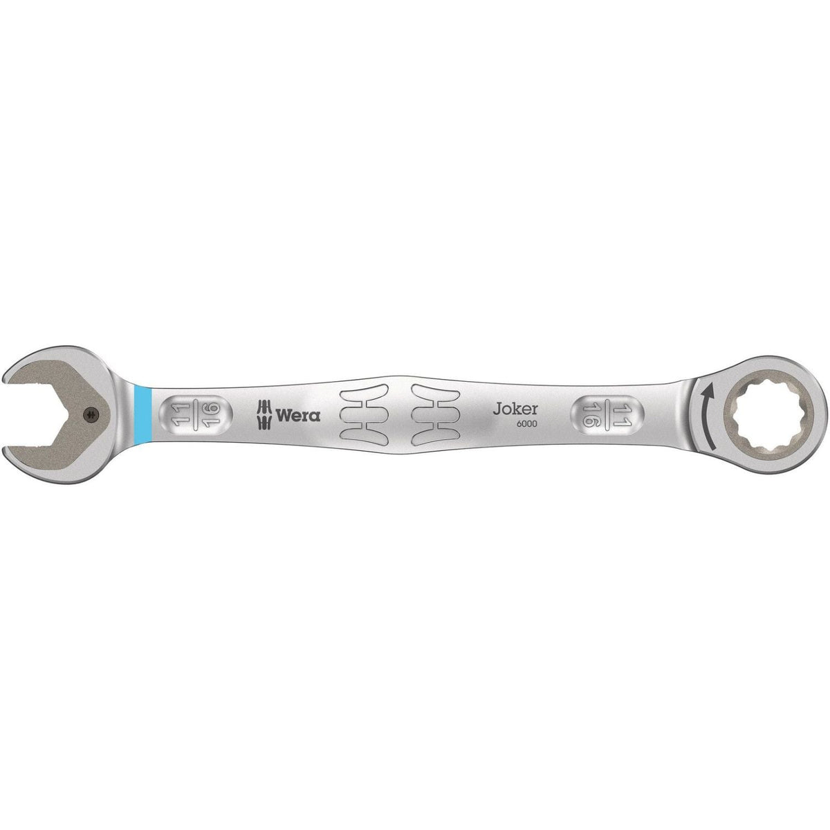 Wera 6000 Joker Ratcheting Combination Wrenches, Imperial, 11/16-in.x235-mm.