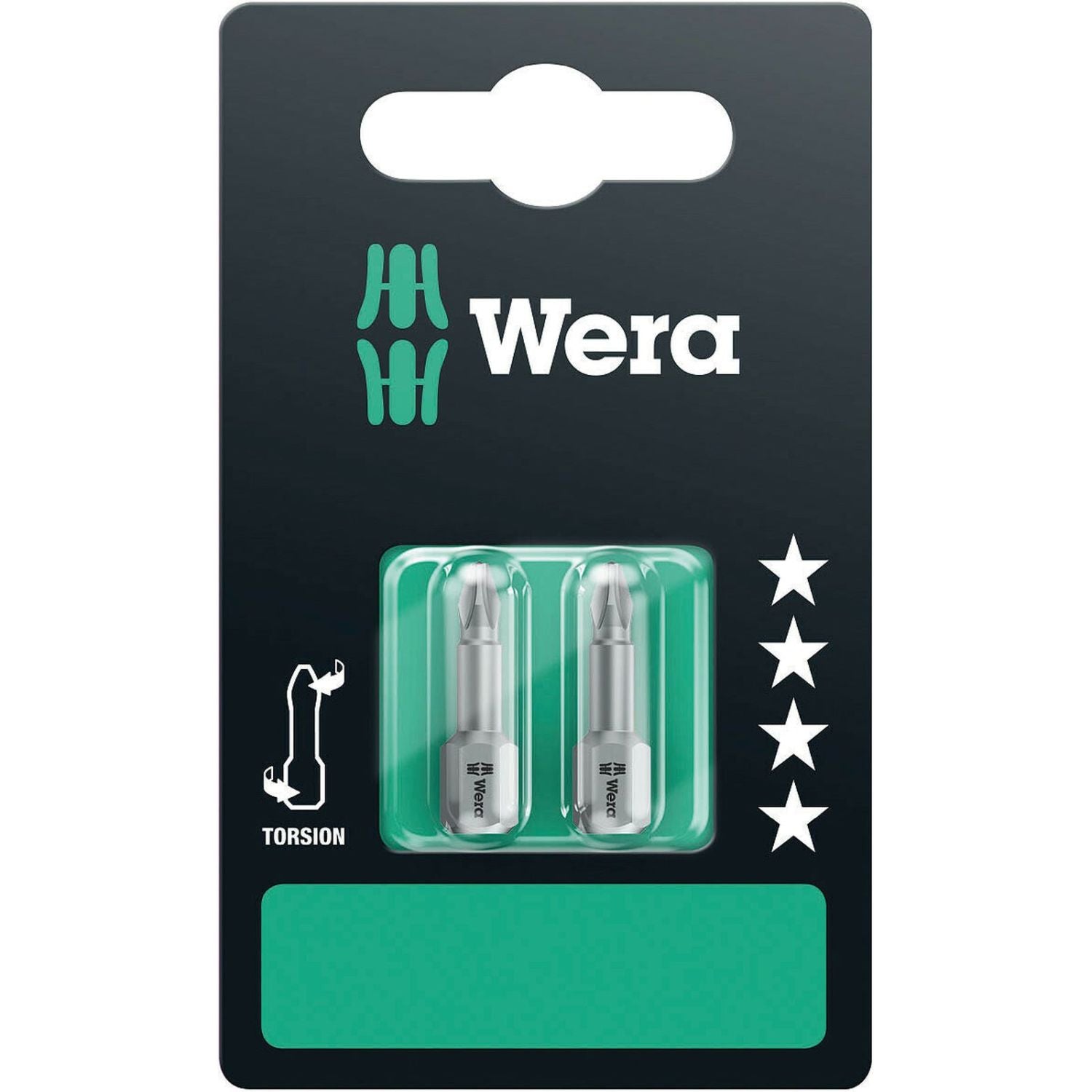 Wera 851/1 Tz SB Bit, Ph 1x25-mm., 2-Pieces