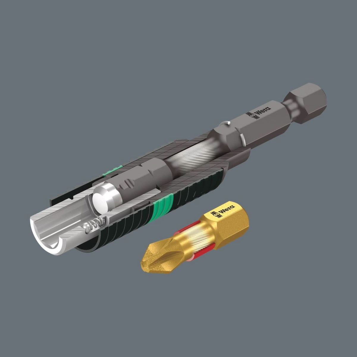 Wera 855/1 Bdc SB Bit, Pz 2x25-mm., 2-Pieces
