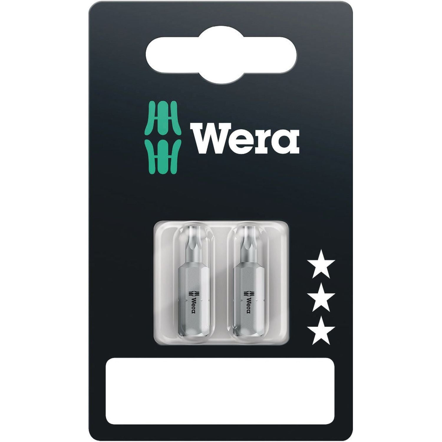 Wera 867/1 SB Torx Bit, Torx 15x25-mm., 2-Pieces