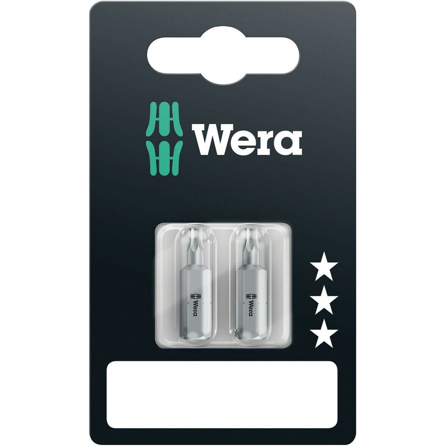 Wera 867/1 SB Torx Bit, Torx 15x25-mm., 2-Pieces