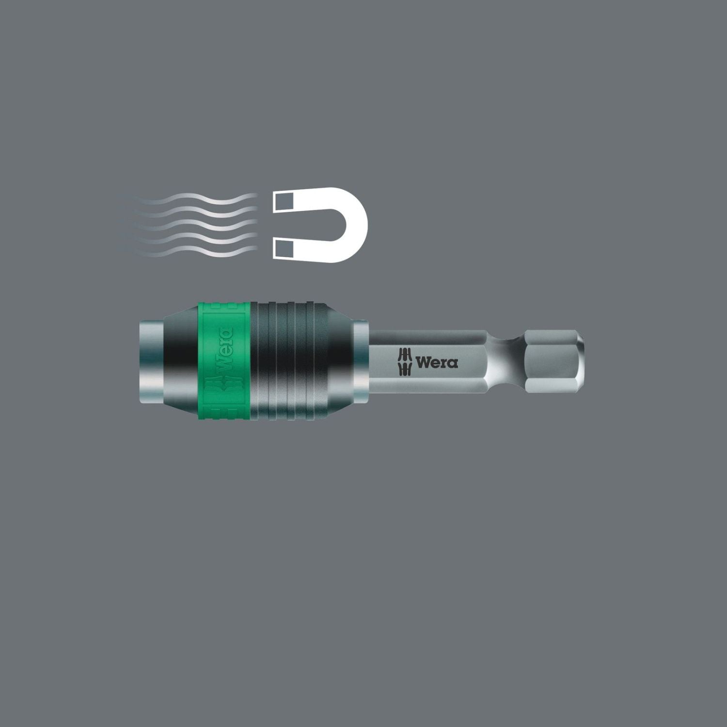 Wera 889/4/1 K SB Rapidaptor Universal Bit Holder, 1/4-in.x50-mm.
