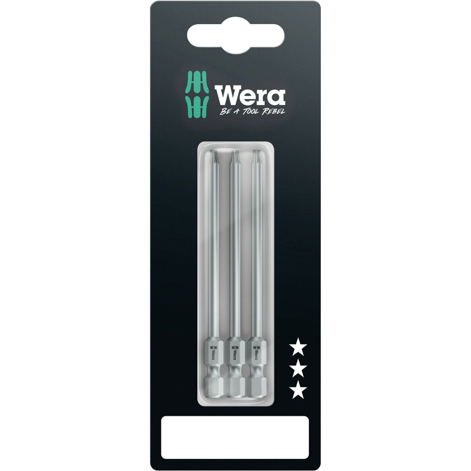 Wera 867/4 Z SB Bit, Torx 10x89-mm., 3-Pieces