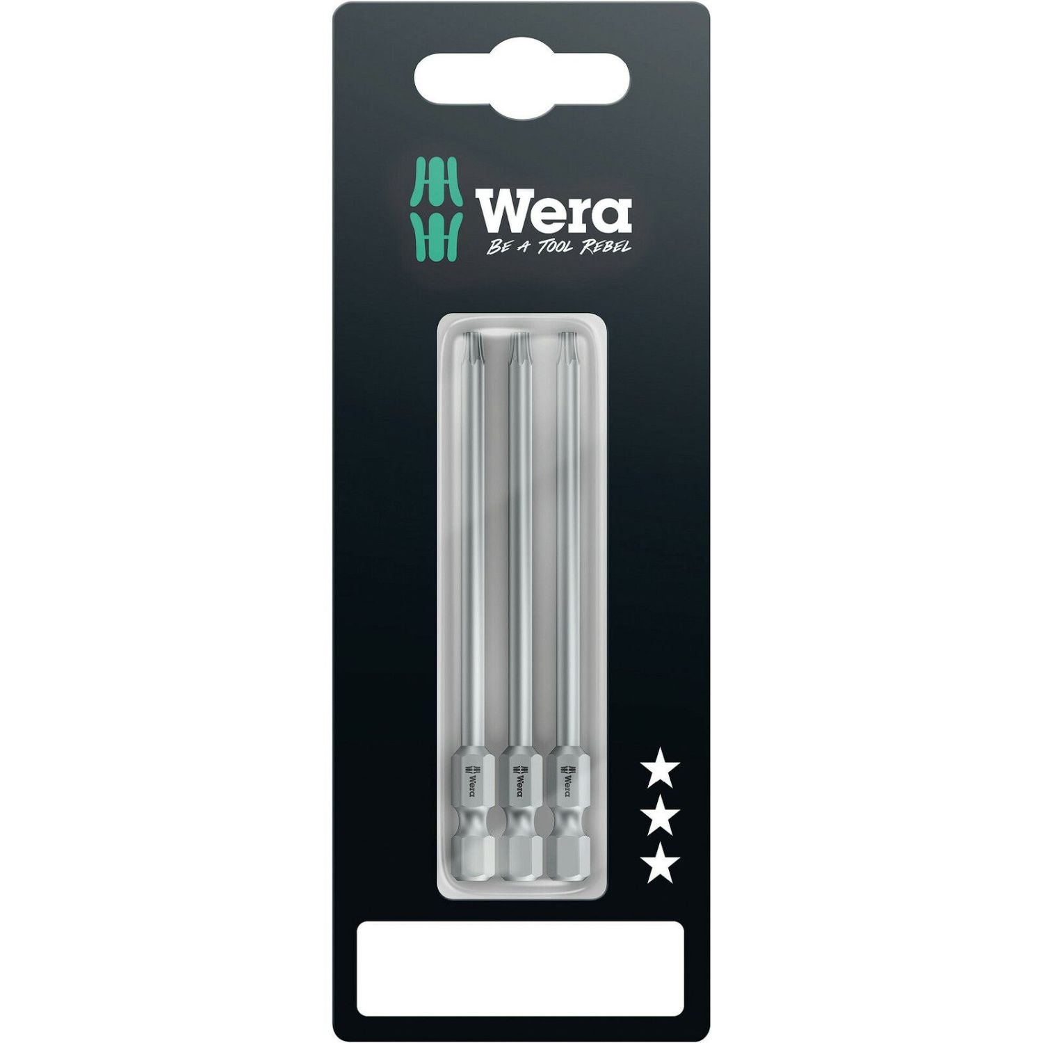 Wera 867/4 Z SB Bit, Torx 15x89-mm., 3-Pieces