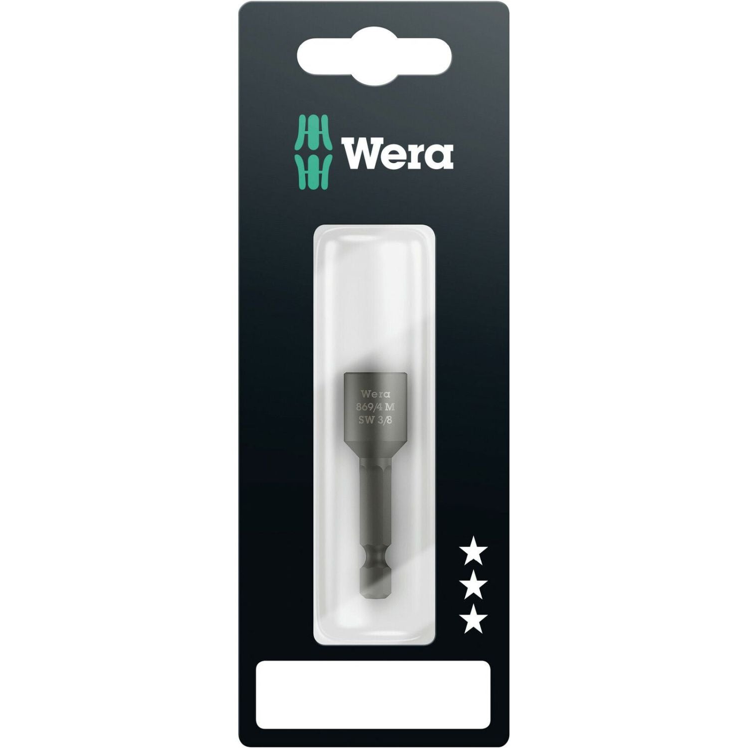 Wera 869/4 M SB Nutsetters, Magnetic, 3/8-in.x50-mm.