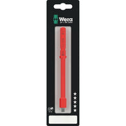 Wera Kraftform Kompakt A VDE 712 I SB Adapter Blade, Insulated, For 1/4-in. Sockets, 1/4-in.x154-mm.