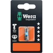 Wera 840/1 Imp Dc SB Impaktor Bit, 6x25-mm.