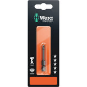 Wera 868/4 Imp Dc SB Impaktor Square Head Socket Bit, # 2x50-mm.