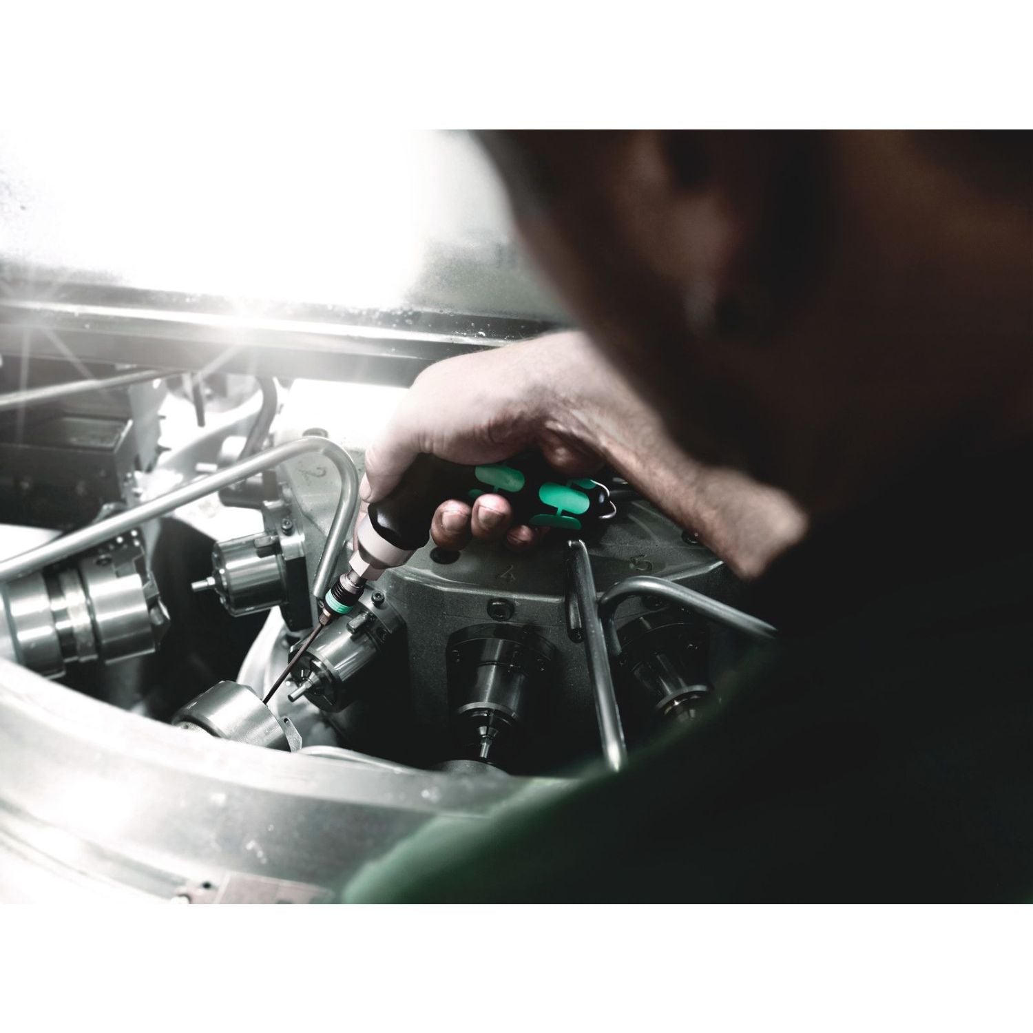 Wera Series 7400 Kraftform Pistol Handle, Adjustable Torque Screwdrivers (3.0-8.8 Nm) With Rapidaptor Quick-Release Chuck, 7442x3.0-6.0 Nm