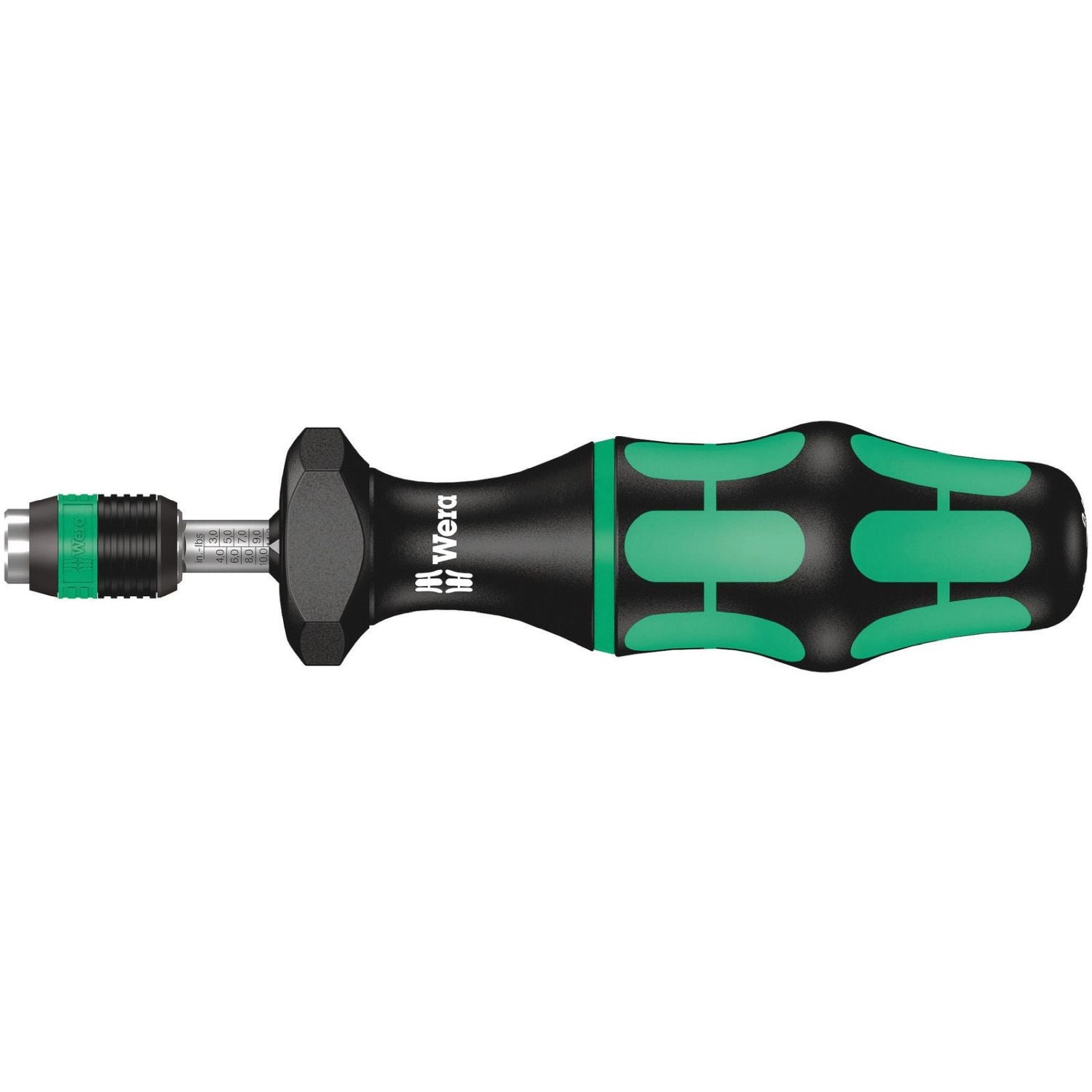 Wera Series 7400 Kraftform Adjustable Torque Screwdrivers (2.5-29.0 In. Lbs.) With Rapidaptor Quick-Release Chuck, 7445x2.5-11.5 In. Lbs.