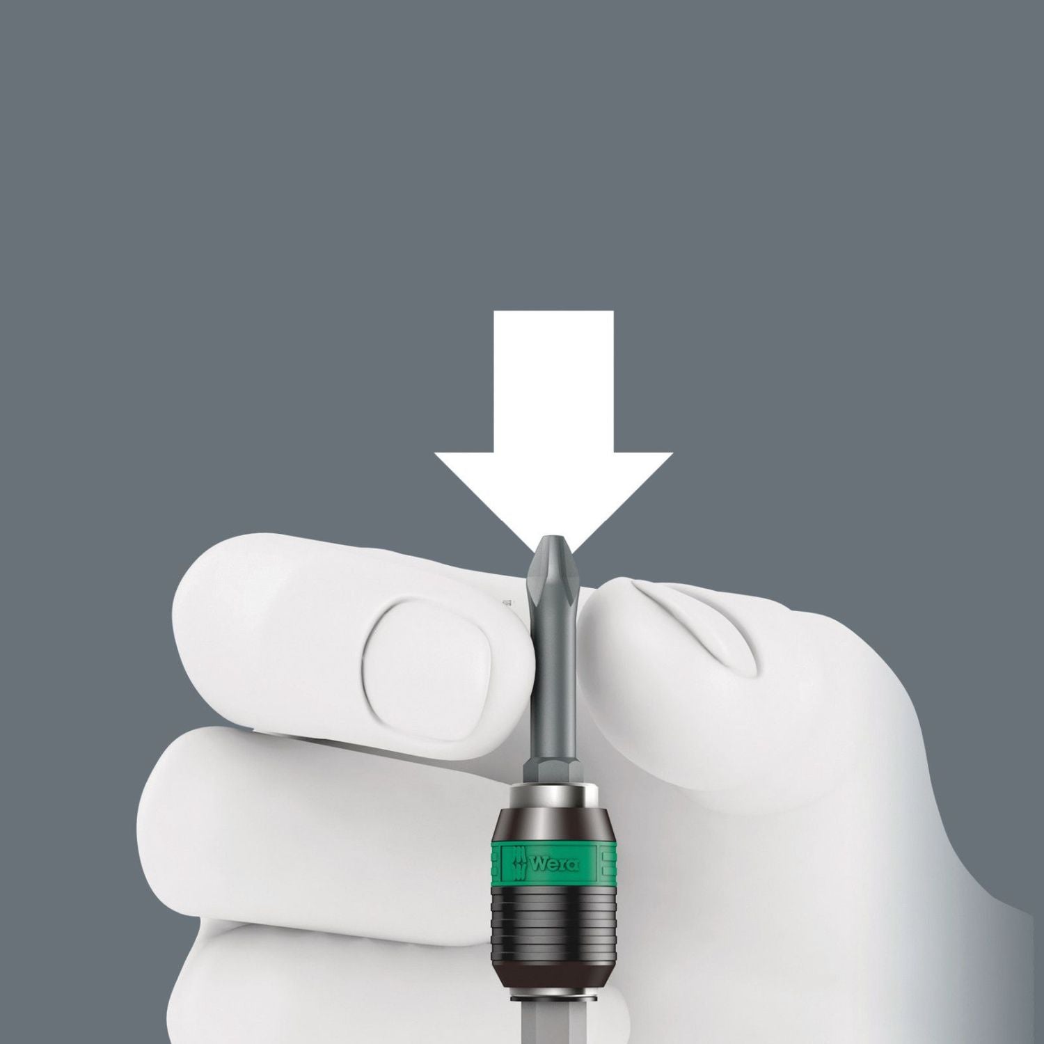 Wera 7400 Series Kraftform Torque Screwdrivers, With Factory Pre-Set Value (3.0-8.8 Nm) And Rapidaptor Quick-Release Chuck, Pistol Handle, 7462x3.0 Nmx3.0-6.0 Nm