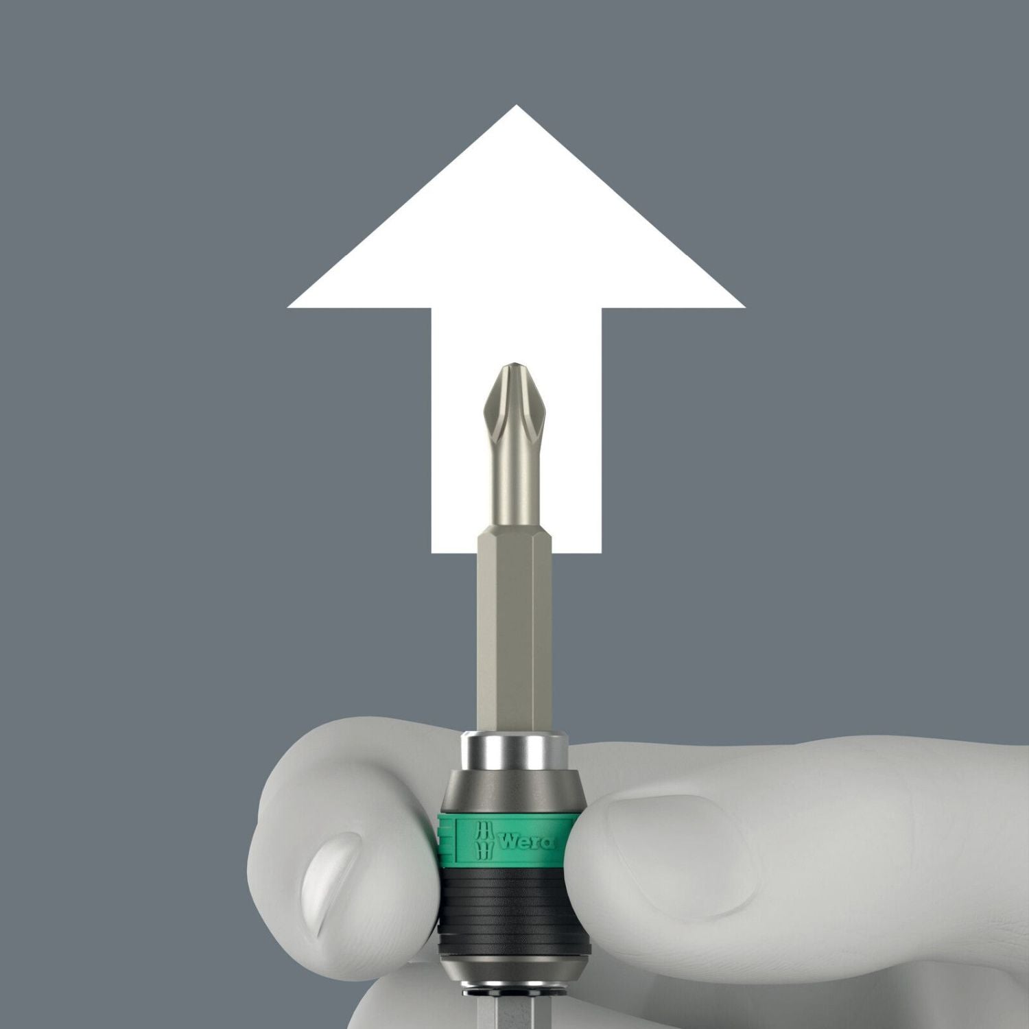 Wera 7400 Series Kraftform Torque Screwdrivers, With Factory Pre-Set Value (3.0-8.8 Nm) And Rapidaptor Quick-Release Chuck, Pistol Handle, 7462x3.0 Nmx3.0-6.0 Nm