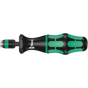 Wera Series 7400 Imperial Kraftform Torque Screwdrivers With A Customised Factory Pre-Set Measurement Value, Handle Size 105-mm., 7465x2.5-11.5 In. Lbs.