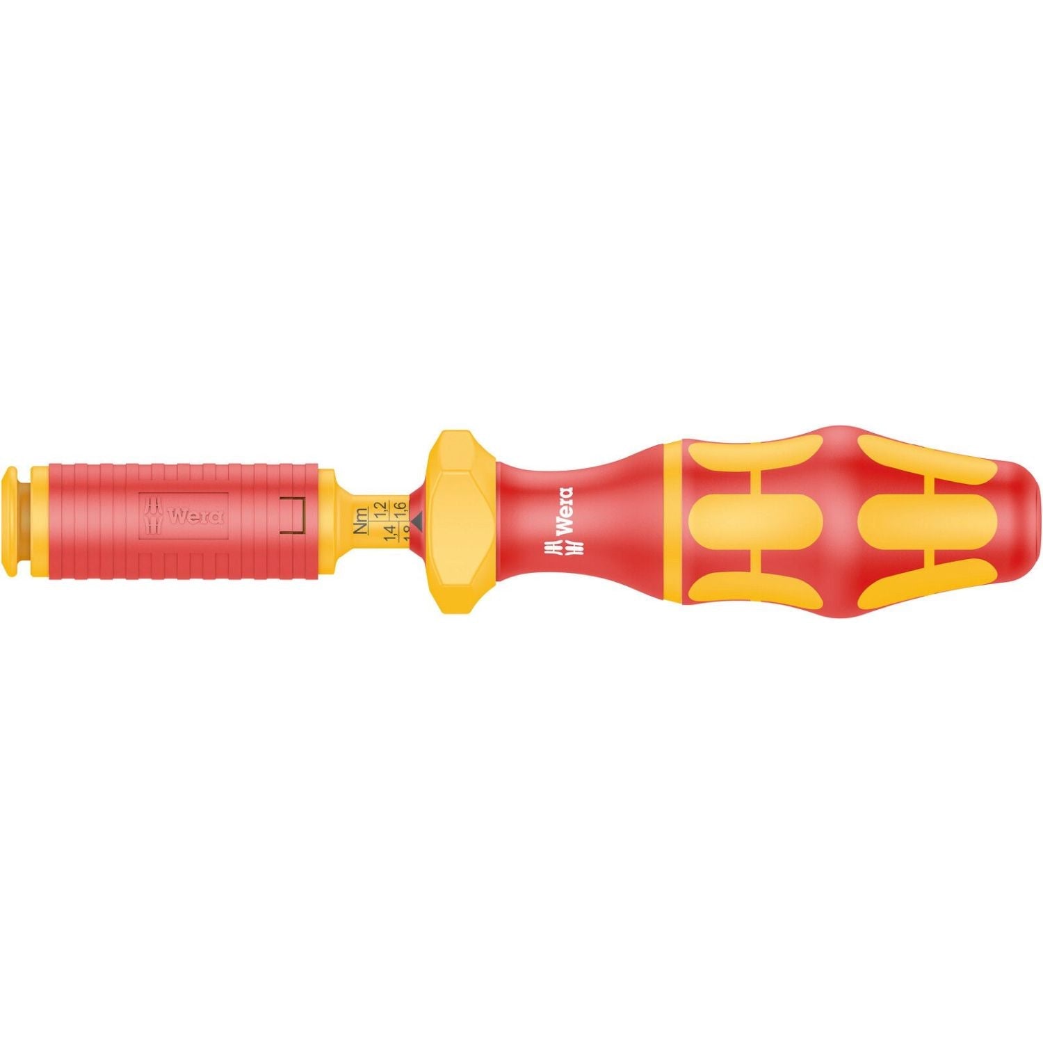 Wera Series 7400 VDE Kraftform Adjustable Torque Handle (0.3-3.5 Nm), 7444 Vdex1.7-3.5 Nm