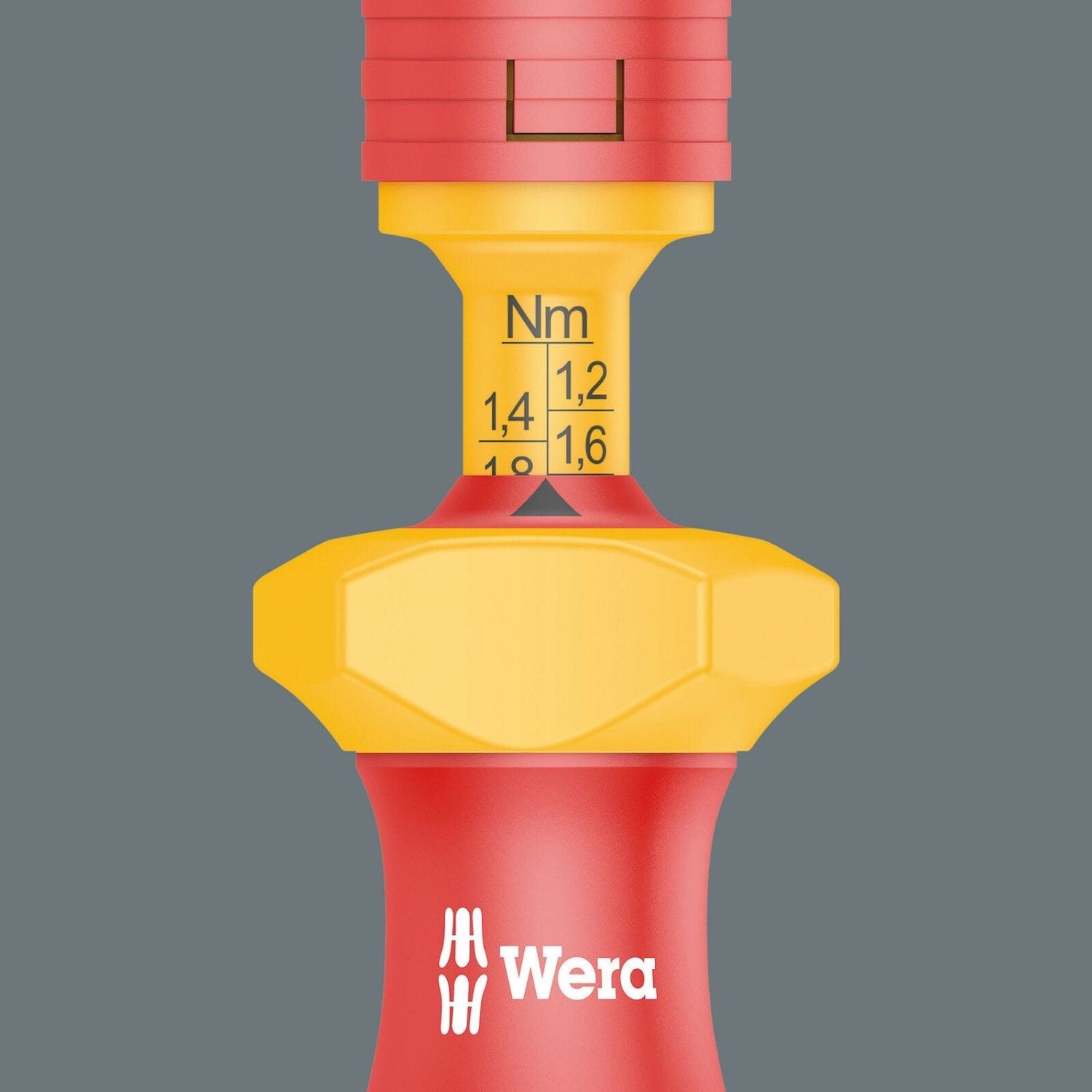 Wera Series 7400 VDE Kraftform Adjustable Torque Handle (0.3-3.5 Nm), 7444 Vdex1.7-3.5 Nm