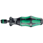 Wera 7400 Series Kraftform Torque Screwdrivers, With Factory Pre-Set Value (0.1-1.5 Nm) And Rapidaptor Quick-Release Chuck, Handle Size 89-mm., 7450x0.1 Nmx0.1-0.34 Nm